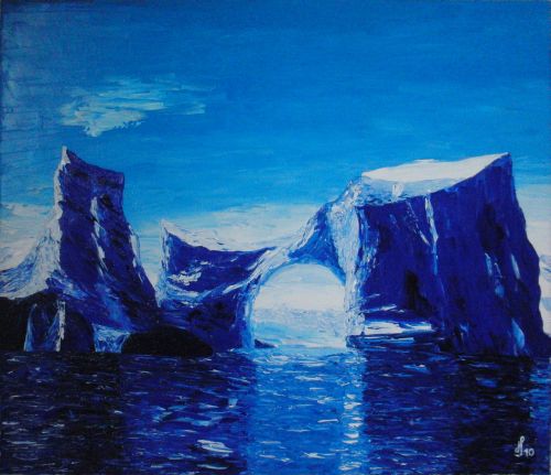 Eisberg-Meer